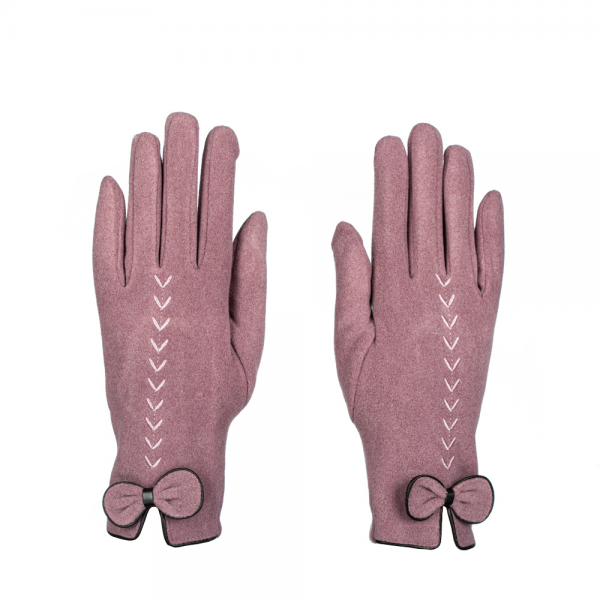 Дамски ръкавици Fifa лилав цвят, 3 - Kalapod.bg